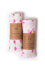Load image into Gallery viewer, Malabar Baby Organic Swaddle Set - Enchanted Garden
