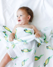 Load image into Gallery viewer, Malabar Baby Organic Swaddle Set - Tropical Paradise