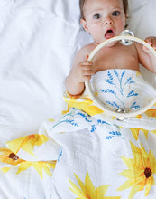 Load image into Gallery viewer, Malabar Baby Organic Swaddle - Sunflower