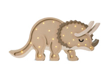 Load image into Gallery viewer, Little Lights US Paleo Sand Little Lights Triceratops Dinosaur Lamp