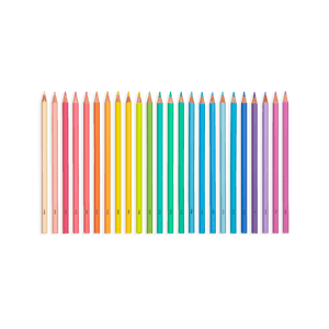 OOLY Pastel Hues Colored Pencils - Set of 24 by OOLY