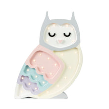 Load image into Gallery viewer, Little Lights US Pastel Little Lights Owl Lamp