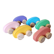 Load image into Gallery viewer, Wiwiurka Toys Pastel WOODEN RACING CARS SET by Wiwiurka Toys
