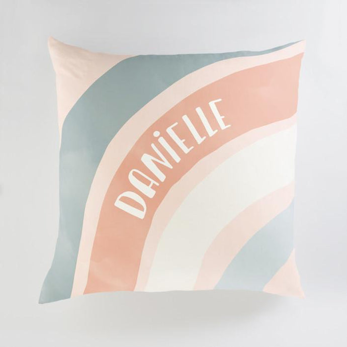 Minted Pillows Cotton Candy / CLASSIC COTTON CANVAS Minted Spring Rainbow Large Floor Pillow