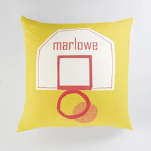 Load image into Gallery viewer, Minted Pillows Goldenrod / CLASSIC COTTON CANVAS Minted Basketball Hoop Large Floor Pillow