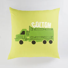 Load image into Gallery viewer, Minted Pillows Key Lime / CLASSIC COTTON CANVAS Minted Things that Go Large Floor Pillow