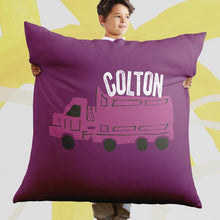 Load image into Gallery viewer, Minted Pillows Lavender / CLASSIC COTTON CANVAS Minted Things that Go Large Floor Pillow