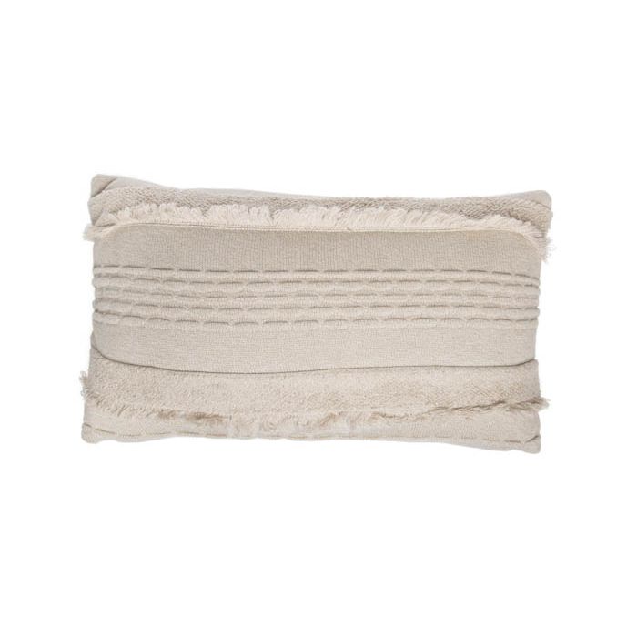 Lorena Canals Pillows Lorena Canals Knitted Washable Cushion Air Dune White