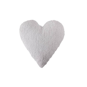 Lorena Canals Pillows Lorena Canals Washable Cushion Heart White