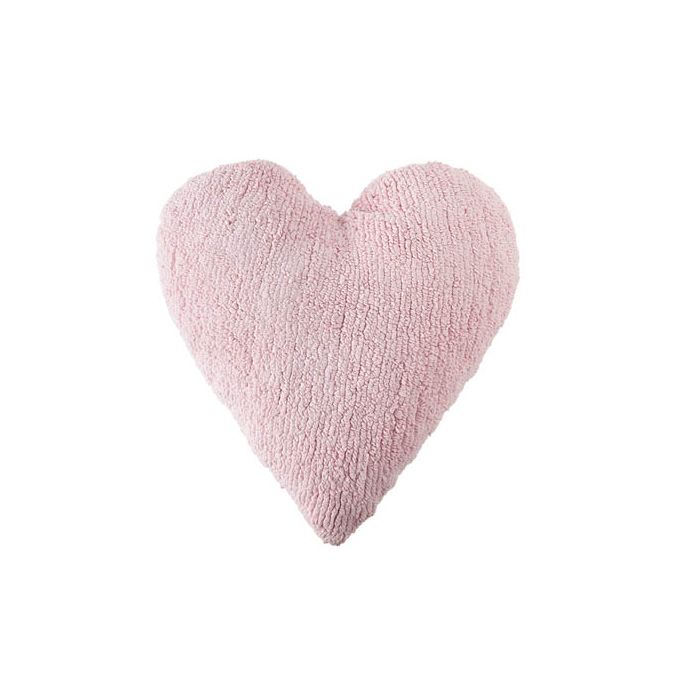 Lorena Canals Pillows Lorena Canals Washable Cushion Pillow Heart Pink
