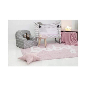 Lorena Canals Pillows Lorena Canals Washable Cushion Star Pink