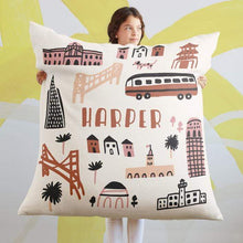 Load image into Gallery viewer, Minted I Love San Francisco Large Floor Pillow