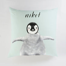 Load image into Gallery viewer, Minted Pillows Ocean / CLASSIC COTTON CANVAS Minted Baby Animal Penguin