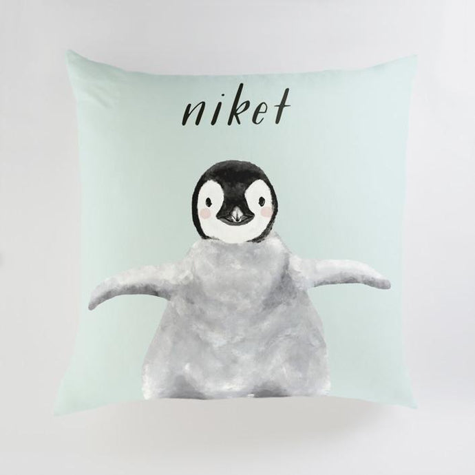 Minted Pillows Ocean / CLASSIC COTTON CANVAS Minted Baby Animal Penguin