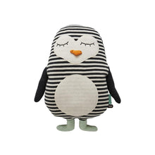 Load image into Gallery viewer, OYOY Pillows OYOY Penguin Pingo Cushion - White / Black