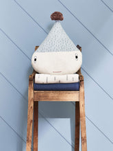 Load image into Gallery viewer, OYOY Pillows OYOY Rainy Pillow - Pale Blue / White