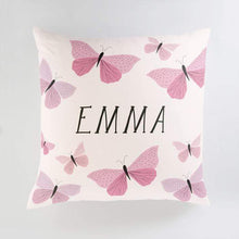 Load image into Gallery viewer, Minted Pillows Petal / CLASSIC COTTON CANVAS Minted Garden Butterflies Large Floor Pillow