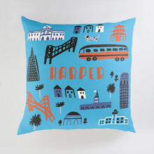 Load image into Gallery viewer, Minted Pillows Rainy Sky / CLASSIC COTTON CANVAS Minted I Love San Francisco Large Floor Pillow