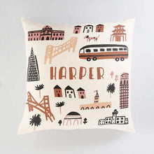 Load image into Gallery viewer, Minted Pillows Salsa / CLASSIC COTTON CANVAS Minted I Love San Francisco Large Floor Pillow