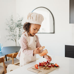 Piccalio Play Kitchen Accessories Piccalio Mini Chef Apron & Hat Set