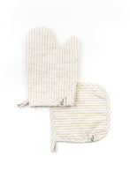 Load image into Gallery viewer, Milton &amp; Goose Play Kitchen Accessories Tan Play Oven Mitt Set