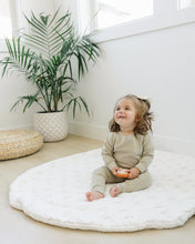 Load image into Gallery viewer, Poppyseed Play Play Mat Poppyseed Play Neutral Line Print Round Mat