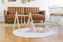 Load image into Gallery viewer, Poppyseed Play Play Mat Poppyseed Play White Linen Round Mat