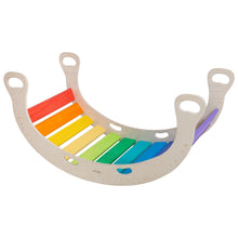 Load image into Gallery viewer, Wiwiurka Toys Rainbow / Acrylic Non Toxic Sealant XXL ROCKER BALANCE BOARD by Wiwiurka Toys