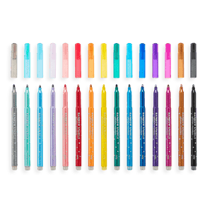 OOLY Rainbow Sparkle Glitter Markers - Set of 15 by OOLY