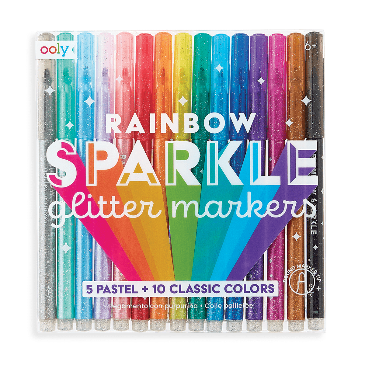 ooly rainbow sparkle watercolor gel crayons - Little