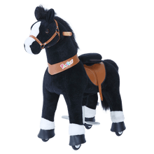 Load image into Gallery viewer, PonyCycle Ride On Toys Black Horse / Size 4 For Ages 4-8 PonyCycle Kids Pedal Operated Ride On Toy - Model U