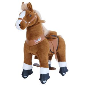 PonyCycle Ride On Toys Brown Horse / Size 4 For Ages 4-8 PonyCycle Kids Pedal Operated Ride On Toy - Model U