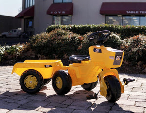 KETTLER USA Ride-Ons: Pedal KETTLER® CAT 3-Wheeled Pedal Tractor With Trailer