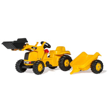 Load image into Gallery viewer, KETTLER USA Ride-Ons: Pedal KETTLER® CAT Kid Tractor With Trailer