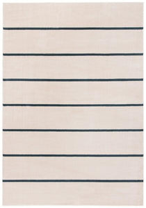 Safavieh Rugs 2'-2" X 7' Safavieh Orwell Collection Ivory and Navy Stripe Rug