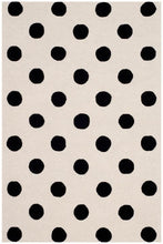 Load image into Gallery viewer, Safavieh Rugs 2&#39;-6&quot; X 8&#39; Safavieh Kids Collection Ivory and Black Polka Dot Rug
