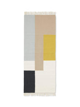 Load image into Gallery viewer, Ferm Living Rugs Ferm Living Kelim Runner Squares 180x70 Multi