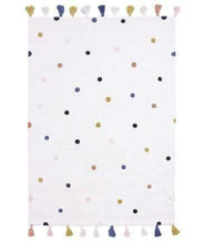 Load image into Gallery viewer, Lilipinso Rugs Lilipinso Rectangular Cotton Rug Multicolored Dots