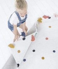 Load image into Gallery viewer, Lilipinso Rugs Lilipinso Rectangular Cotton Rug Multicolored Dots