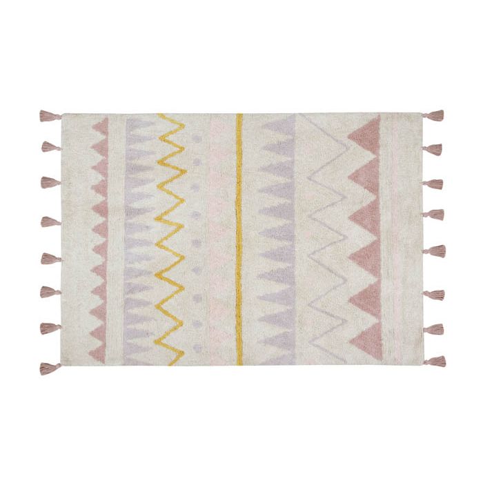 Lorena Canals Rugs Lorena Canals Azteca Natural Vintage Nude Small Washable Cotton Rug