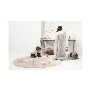 Lorena Canals Rugs Lorena Canals Butterfly Vintage Nude Washable Cotton Rug