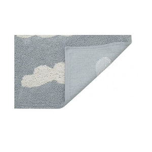 Lorena Canals Rugs Lorena Canals Clouds Grey Washable Cotton Rug