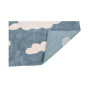 Lorena Canals Rugs Lorena Canals Clouds Vintage Blue Washable Cotton Rug