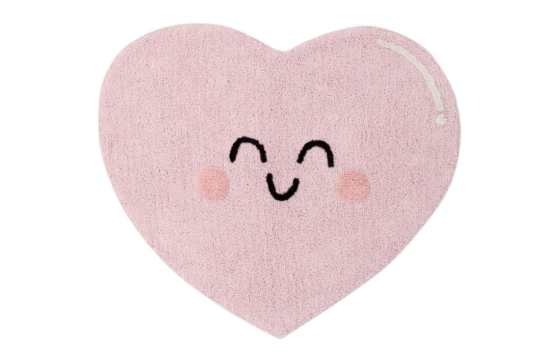 Lorena Canals Rugs Lorena Canals Happy Heart Washable Cotton Rug