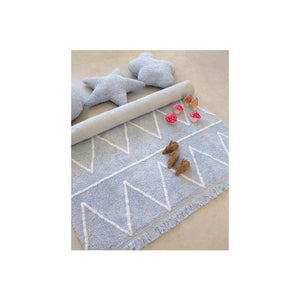 Lorena Canals Rugs Lorena Canals Hippy Soft Blue Washable Cotton Rug