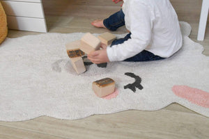 Lorena Canals Rugs Lorena Canals Smile Like a Llama Washable Cotton Rug