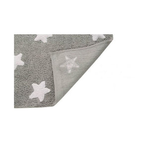 Lorena Canals Rugs Lorena Canals Stars Grey White Washable Cotton Rug