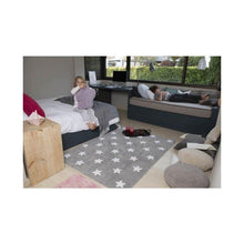 Load image into Gallery viewer, Lorena Canals Rugs Lorena Canals Stars Grey White Washable Cotton Rug