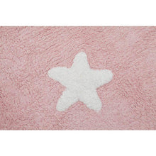 Load image into Gallery viewer, Lorena Canals Rugs Lorena Canals Stars Pink White Washable Cotton Rug