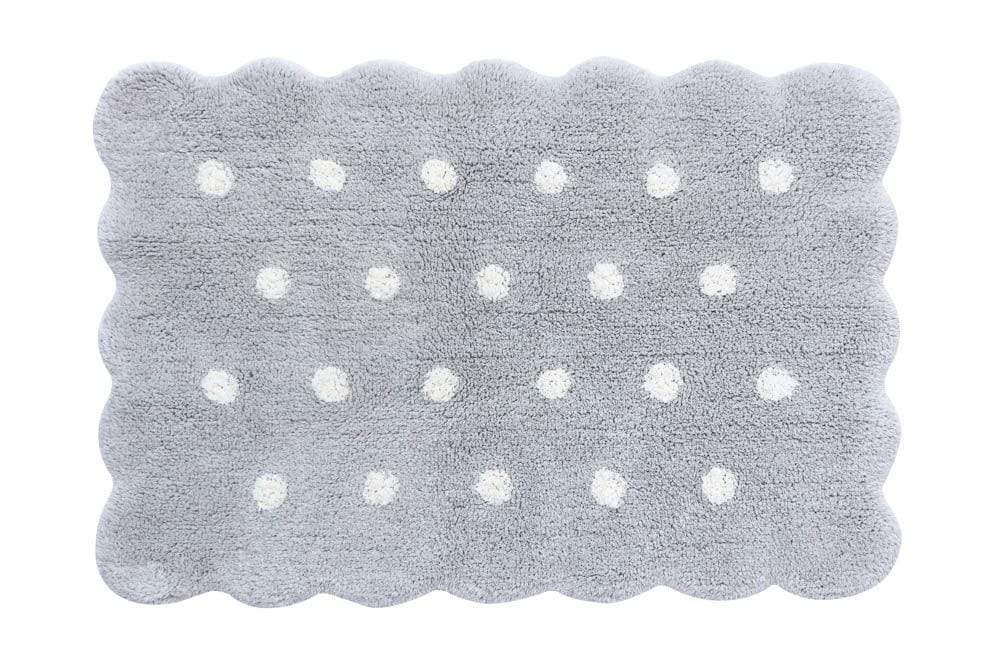 Lorena Canals Rugs Lorena Canals Washable Rug Mini Biscuit Pearl Grey